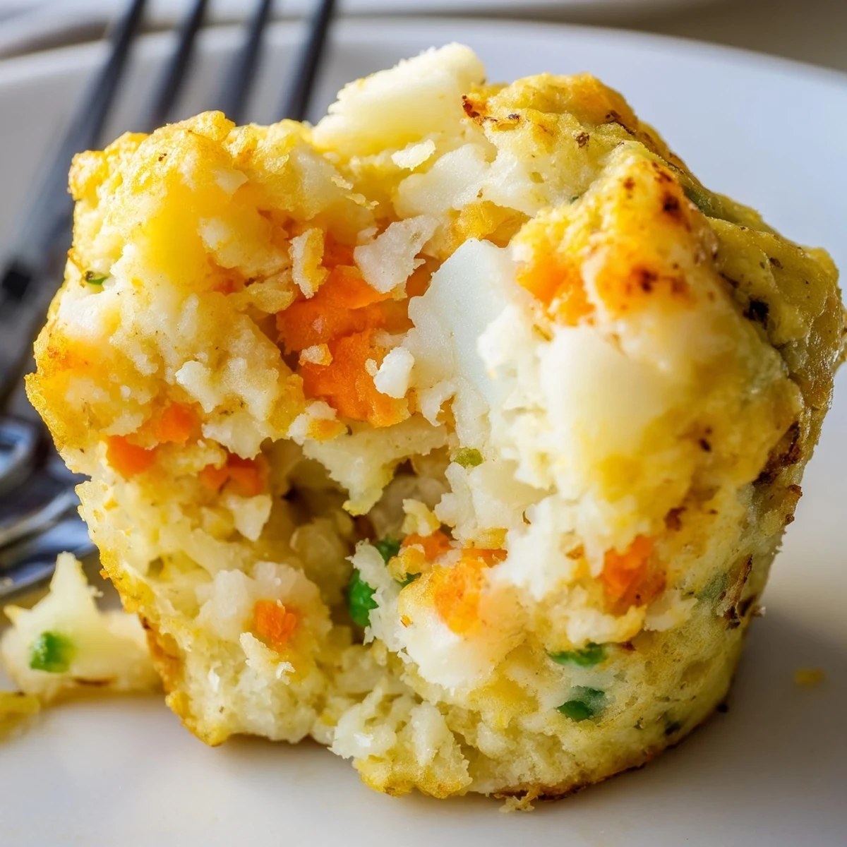 Delicious Japanese curry cheesy muffins filled with gooey cheese and vibrant vegetables.  