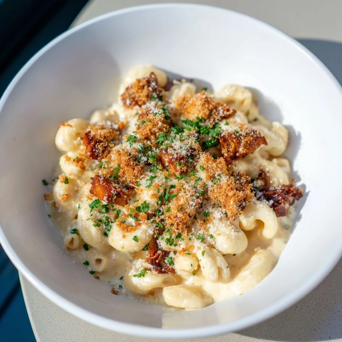 Barbecue Pulled Pork Mac Cheese