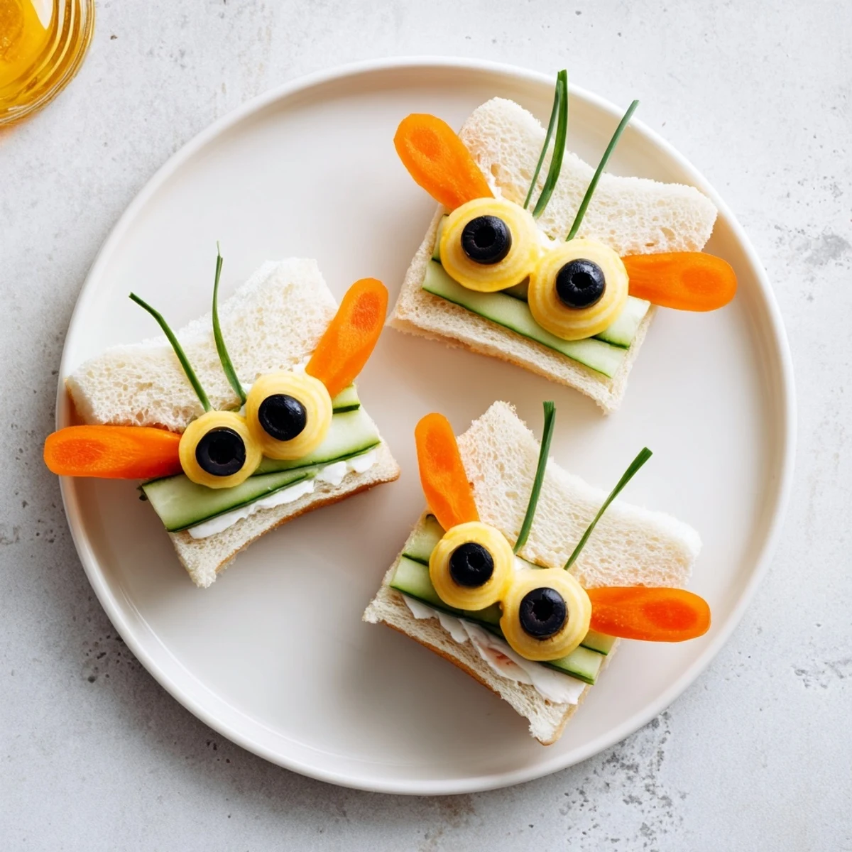 Cute Bee Sandwich Cutouts