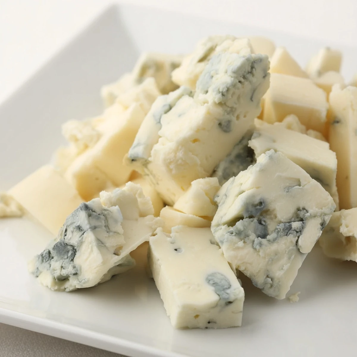 Irregular cuts of blue cheese and cheddar star in this "Marble Quarry," a stunning appetizer arrangement.