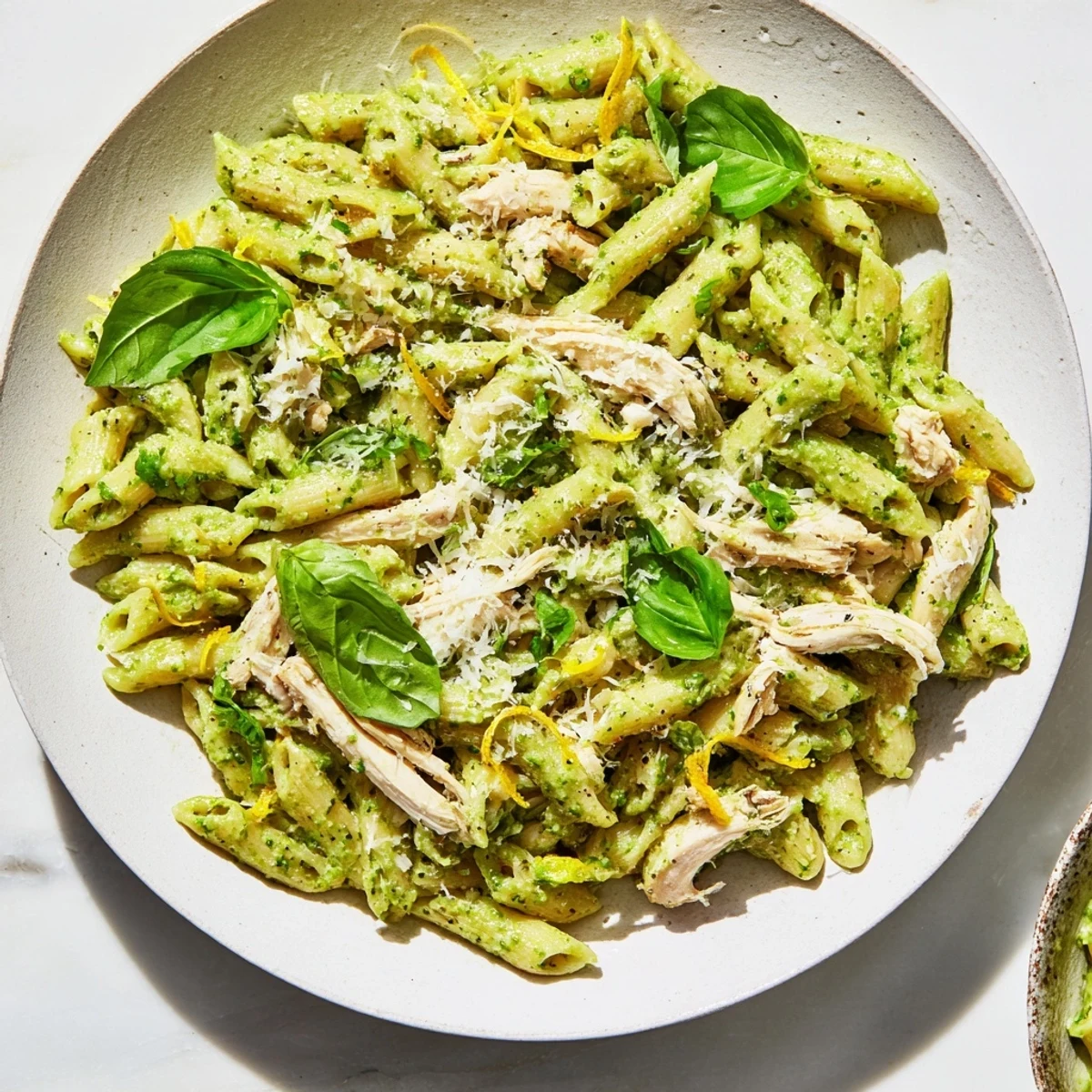10-Minute Pesto Pasta Chicken