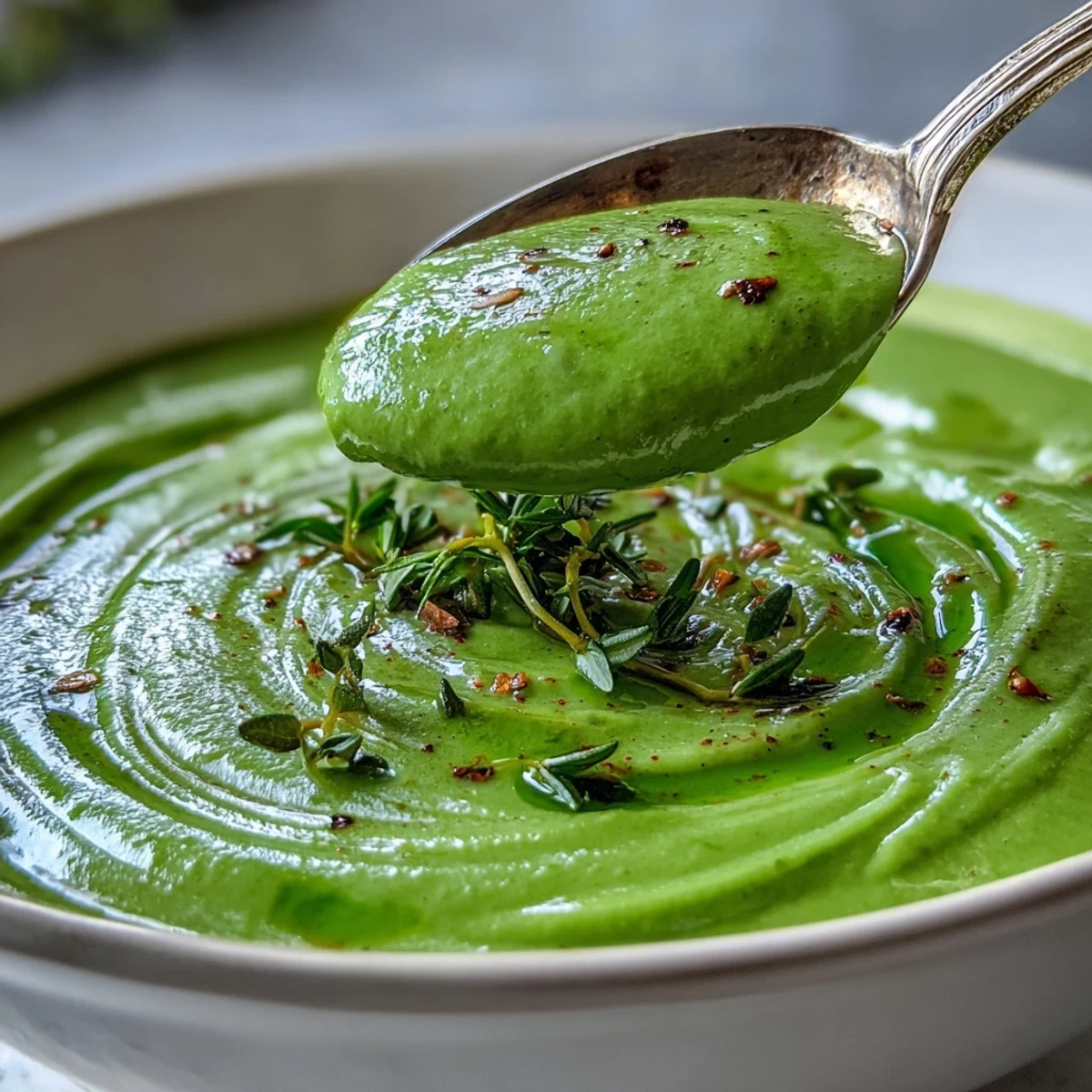 Hearty Big Green Immunity-Boosting Vegetable Soup, perfect for a comforting lunch or dinner.