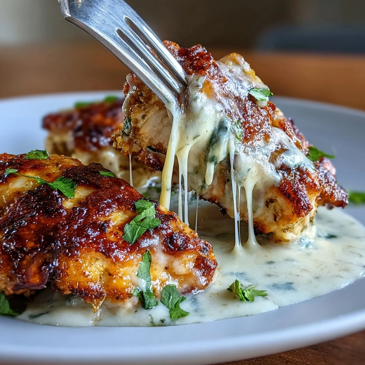 Keto Creamy Poblano Chicken