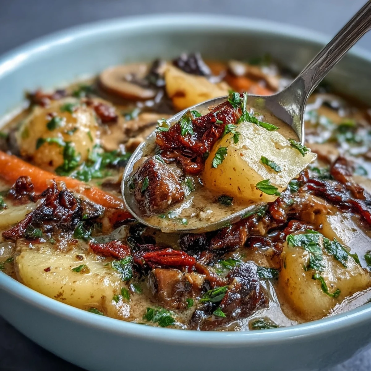Guinness-Free Irish Stew Mushroom