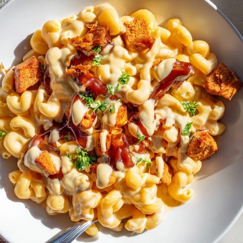 Honey BBQ Chicken Mac Cheese