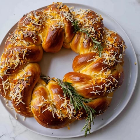 Budget Holiday Pretzel Wreath