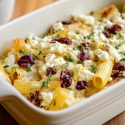 Cranberry Sage Feta Pasta