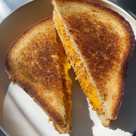 Honey Chipotle Butter Grilled Cheese