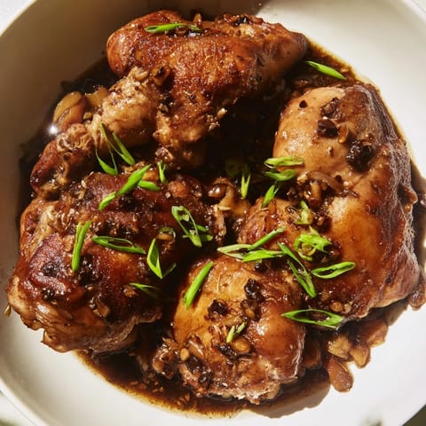 Filipino Chicken Adobo Dish