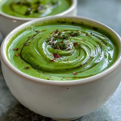 Creamy Big Green Immunity-Boosting Vegetable Soup, a healthy vegan meal in a bowl.