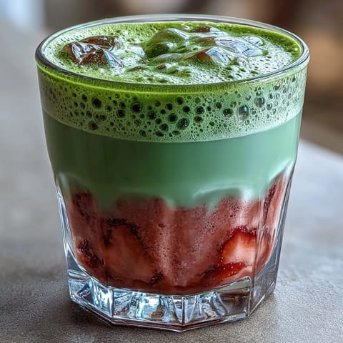 Strawberry Matcha Latte Oat