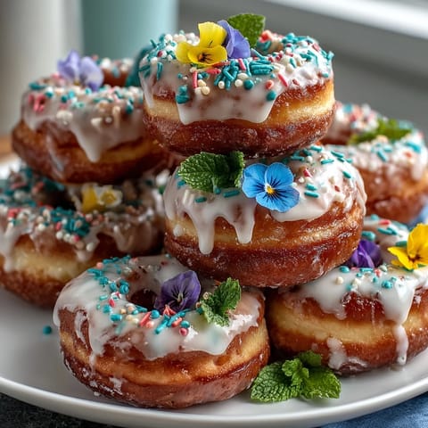 Baby in Bloom Donut Tower