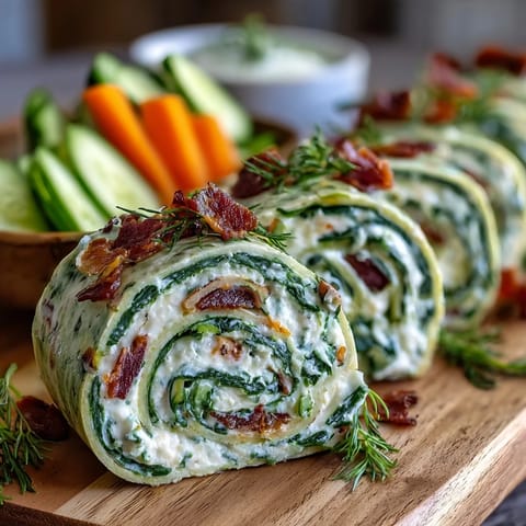 Green Snacks Spinach Pinwheel Wraps with Herb Cream Cheese: colorful, fresh pinwheels with spinach tortilla, herb cream cheese, and crisp vegetables—perfect party appetizer.  