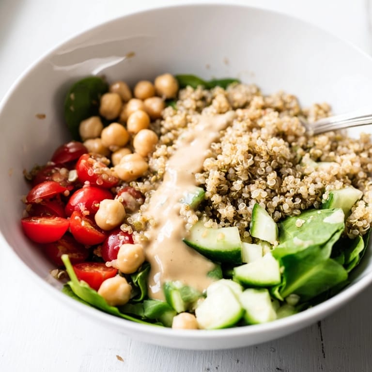 Homemade quinoa power bowls: a colorful and healthy weeknight dinner option.