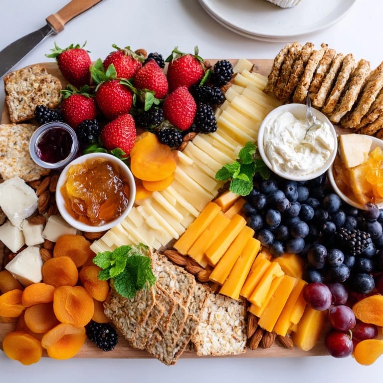 Jam & Cheese Brunch Board, Summer-Style