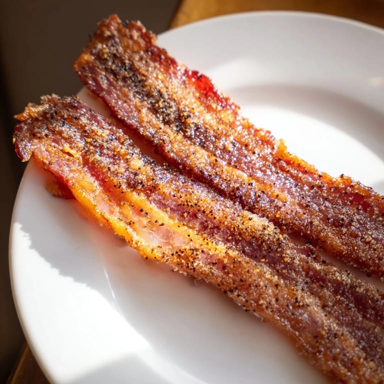 Imagine the sweet and savory delight of Snoop Dogg Billionaire Bacon—extra-thick bacon baked golden brown.