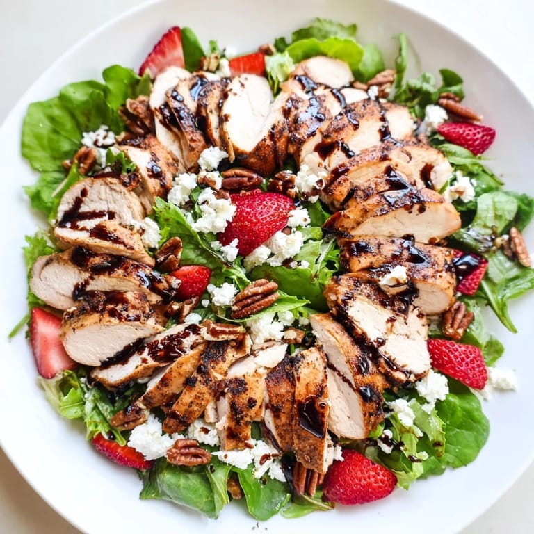 Strawberry Balsamic Chicken Salad
