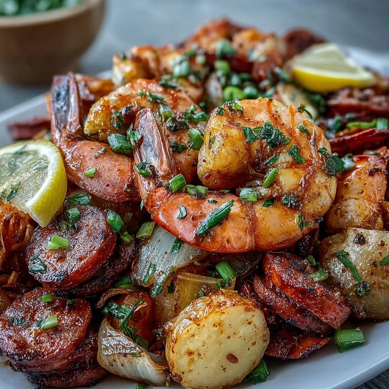 Mess-free crawfish boil foil packets loaded with spicy crawfish, sweet corn, and hearty potatoes, grilled to perfection.