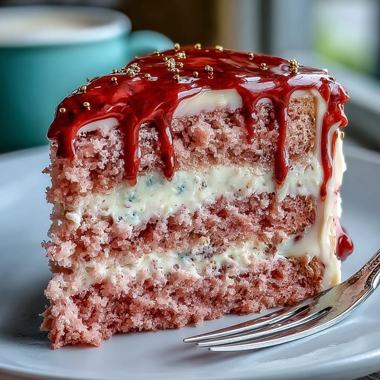 Visually stunning Bridal Shower Rosé Velvet Cake ready for any celebration.